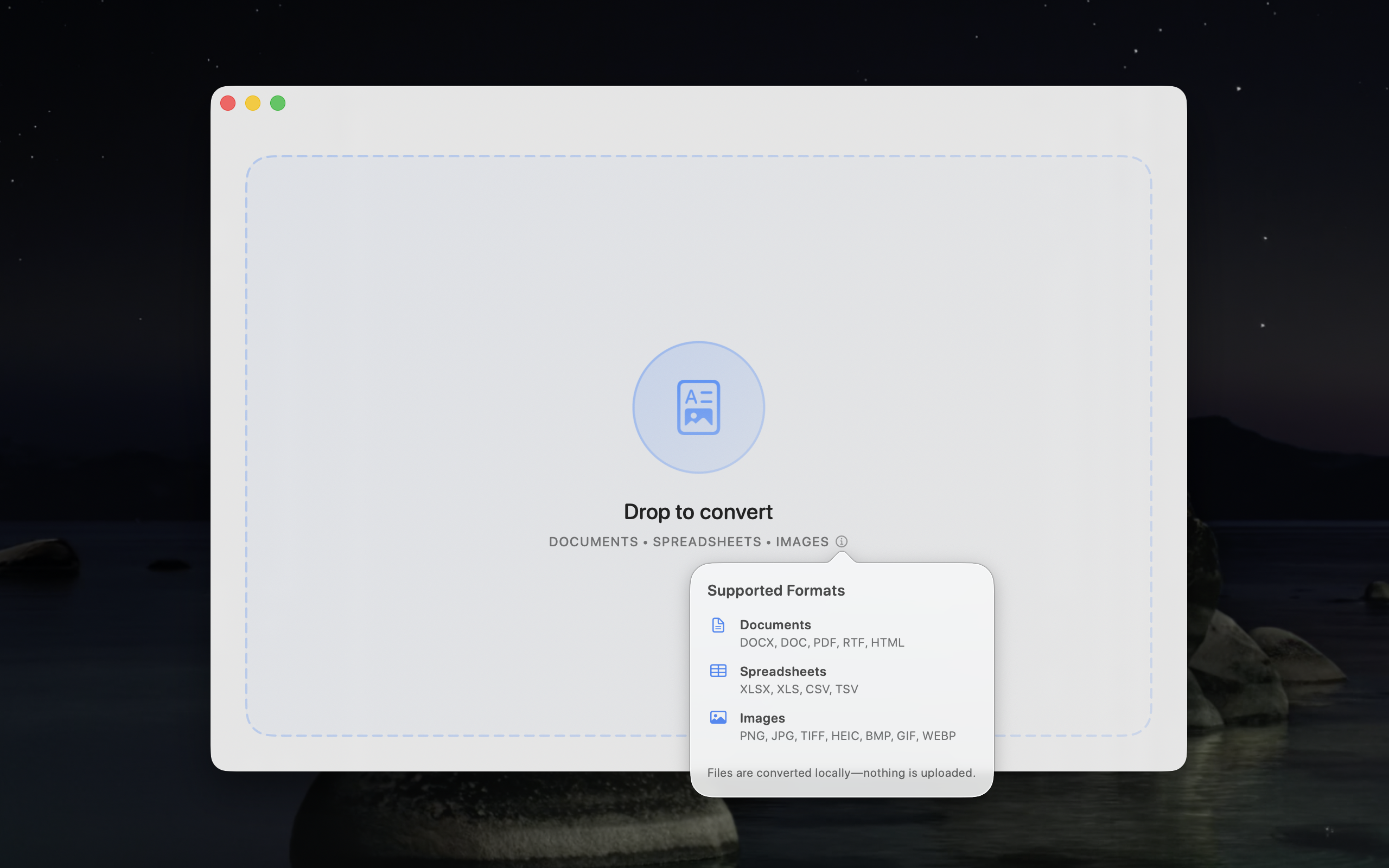 Markedly main window